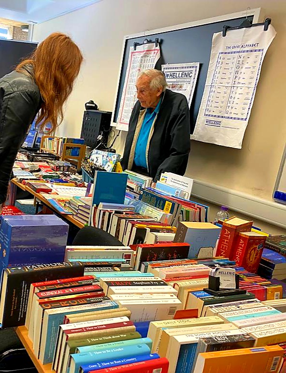 HellenicBooks's tweet photo. Hellenic Bookservice @HellenicBooks is in attendance @CA_2023 this weekend (in the faculty of Asian and Middle Eastern studies @Cambridge_Uni). Come and see Monica and Fred's stall with their diverse collection of books on everything Classics. https://t.co/tMp5VzcCnU