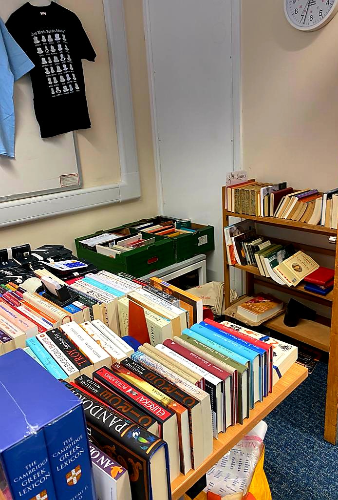 HellenicBooks's tweet photo. Hellenic Bookservice @HellenicBooks is in attendance @CA_2023 this weekend (in the faculty of Asian and Middle Eastern studies @Cambridge_Uni). Come and see Monica and Fred's stall with their diverse collection of books on everything Classics. https://t.co/tMp5VzcCnU