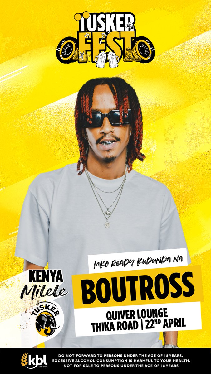 flavianflavy12's tweet photo. Weekend na fom Kali ndio hii.
#TuskerFest iko Nairobi  leo pale Quiver Lounge. We're bringing nothing but good vibes and great beer. 
#KenyaMilele
#TuskerFest
@TuskerLager
#ad https://t.co/0nVgm9yOpd