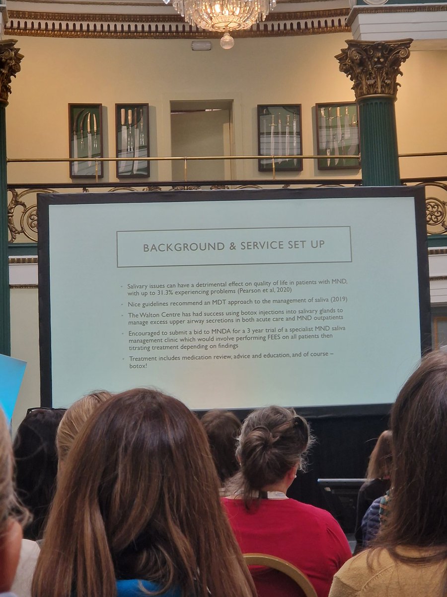 Secretion and salivary management in MND, a physio role in both #ACPRC23