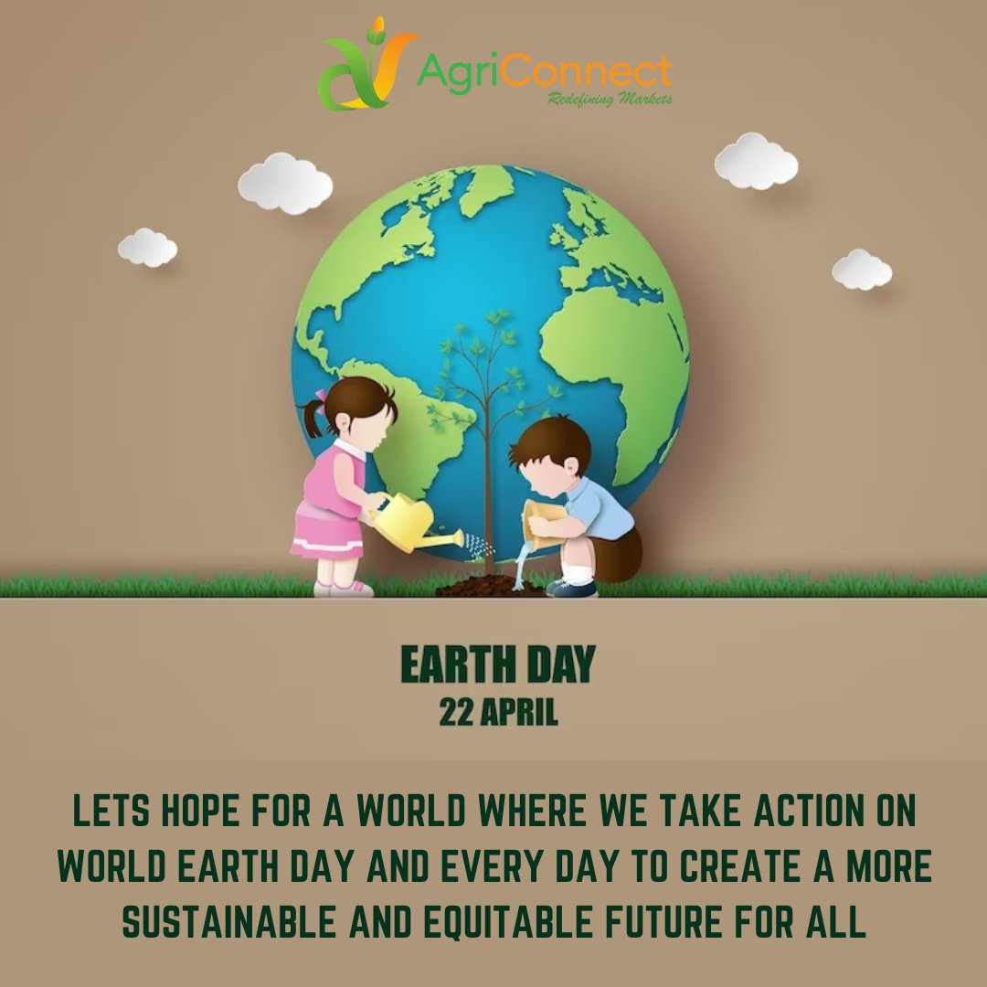 AgriConnectInc's tweet photo. We wish for a world where we educate ourselves and others about the importance of protecting our planet for future generations.
#soils #Soils4Nutrition #EarthDay #ConsciousPlanet #EarthDay2023 #InvestInOurPlanet https://t.co/Iml46epvb4