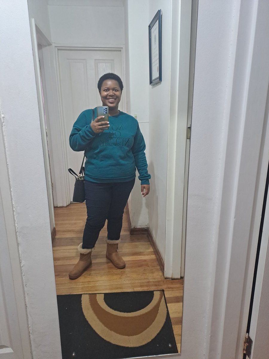 nolwazinkwandla's tweet image. #psootd off for a coffee meeting. Very excited about the butterscotch freezo I'm gonna have 😅