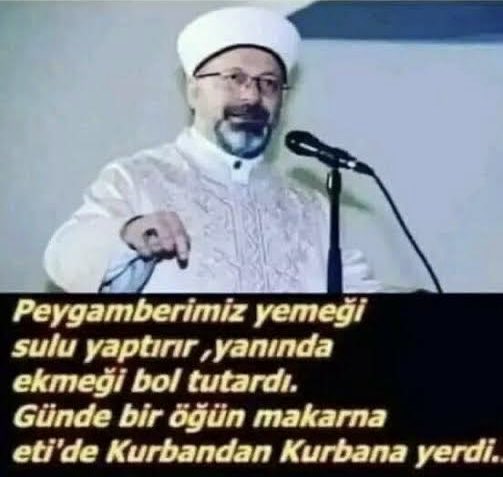 Diyanetten Erdoğan’a altın nasihatler:)))