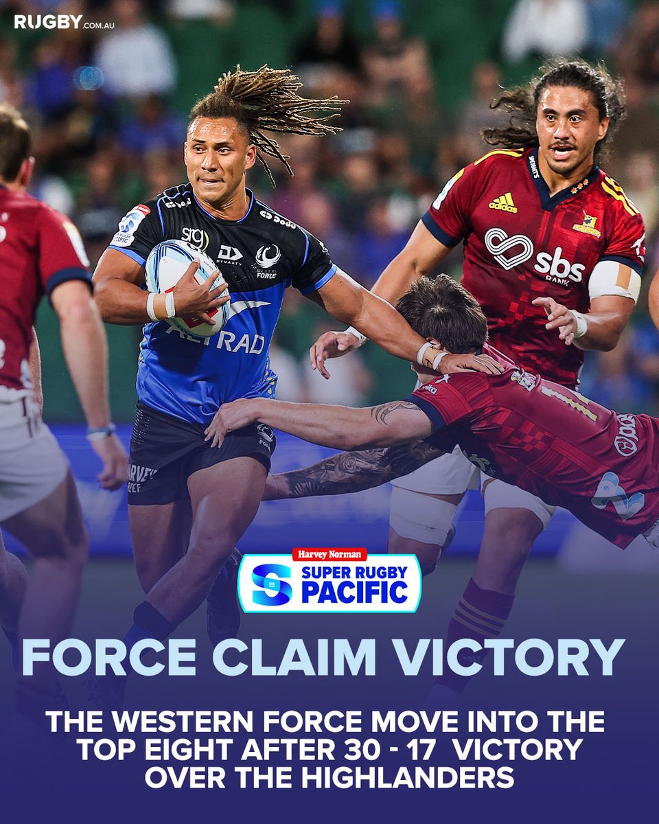 Top 8️⃣ for the <a href="/westernforce/">Western Force</a> 

#FORvHIG #SuperRugbyPacific