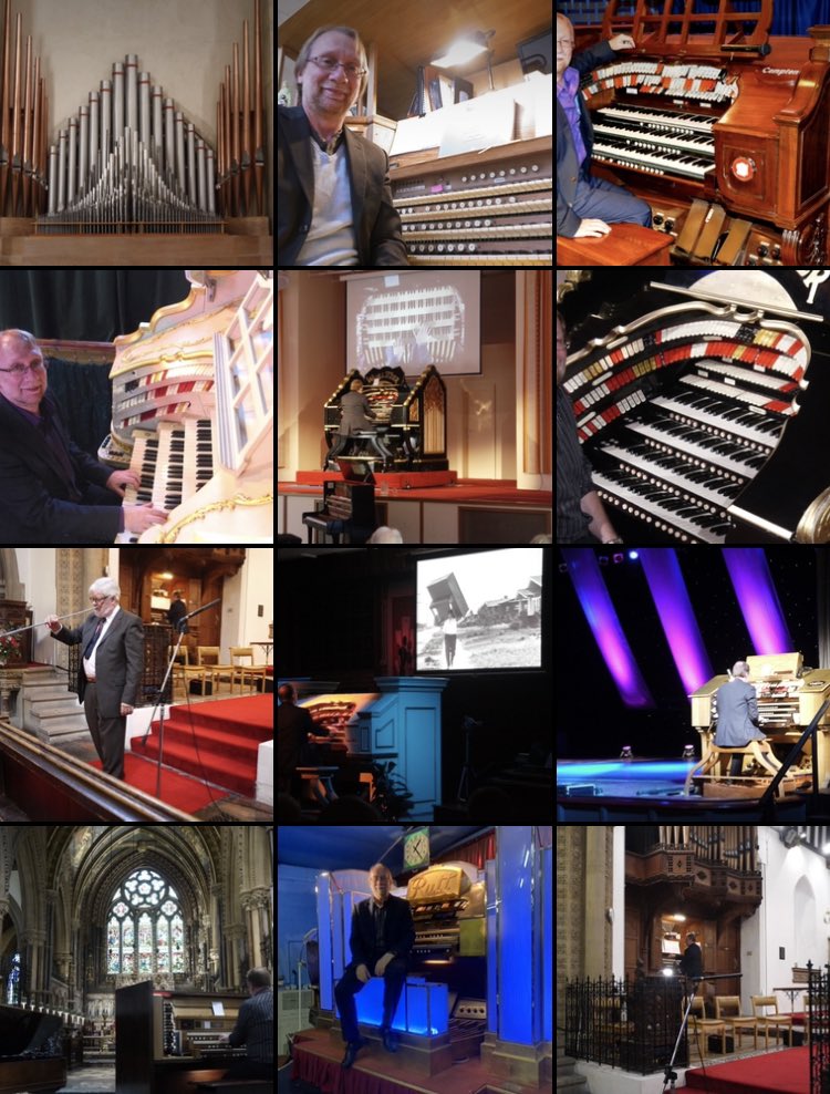 On #internationalorganday #Happiness is giving recitals on such a wonderful variety of instruments🙏🎹@RCOOrganDay