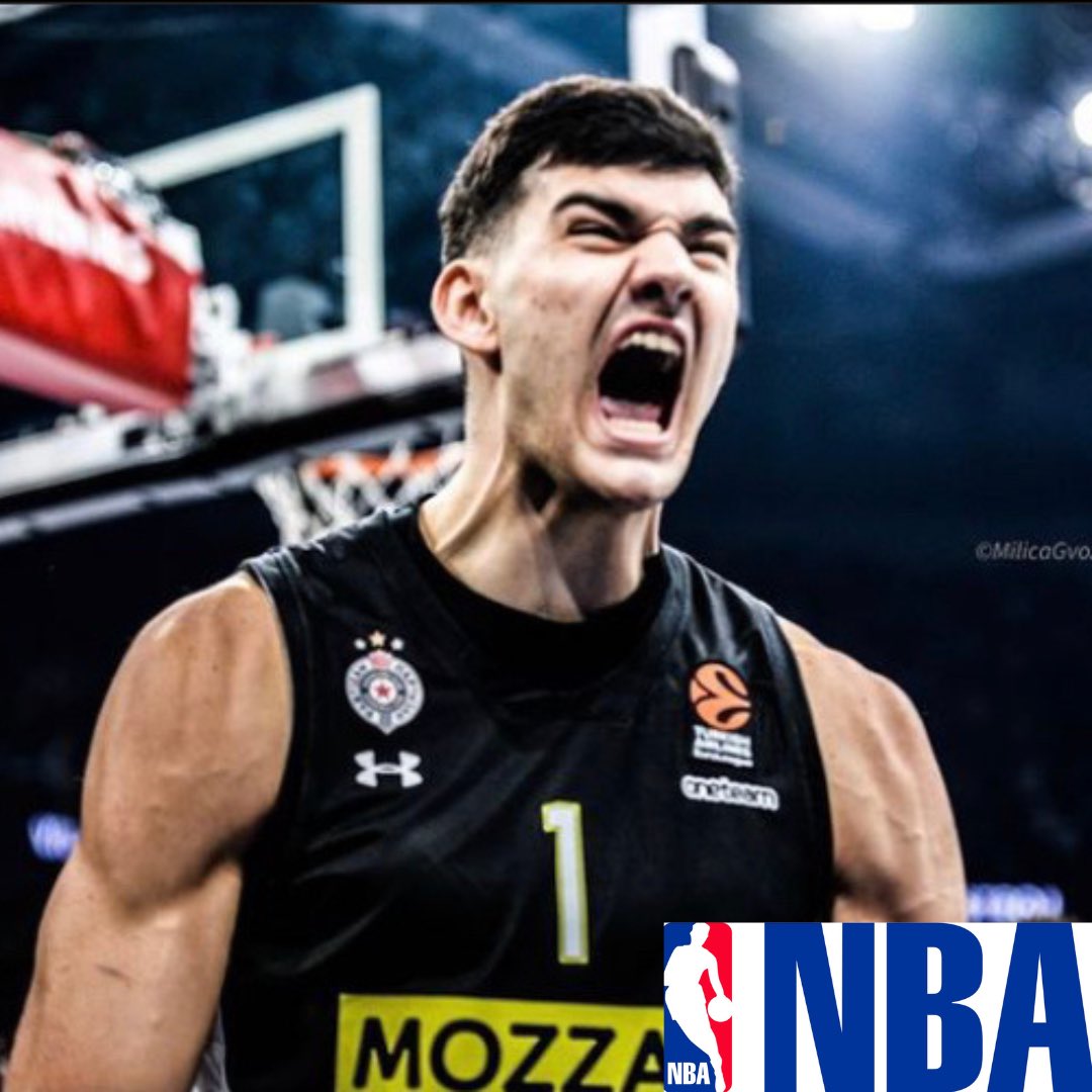 SerbiaHoop's tweet photo. Tristan Vukčević (2003/209cm) krilni centar @PartizanBC doneo je odluku da izađe na naredni @NBA draft. https://t.co/rHCb5Qrqf2