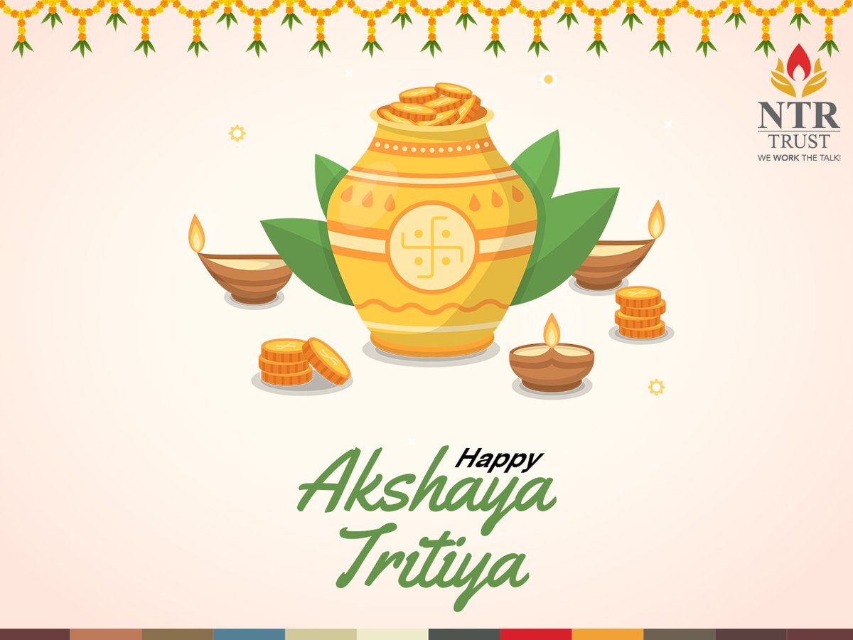 On this auspicious day of Akshaya Tritiya, we wish all the happiness and good fortune to you and your family.

#AkshyaTritiya #akshayatritiya2023 #NTRTrust #NTRMemorialTrust