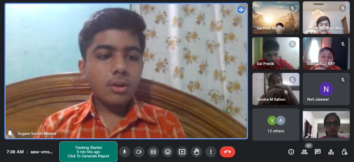 SAI_Edu_In's tweet photo. Rise up, Start Fresh ! As we conduct the classes in online mode, we ensure to continue with our morning assembly in the virtual mode, where students of Classes VI - VIII recite the prayer,
#VirtualAssembly #MorningMotivation #PositiveBeginningToTheDay https://t.co/ut7GEcFI20