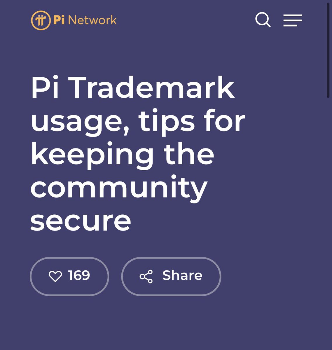 KGA077's tweet image. Official @PiCoreTeam website update. 
About How to use the $Pi Trademark 

#PiNetwork #PiNetwork2023