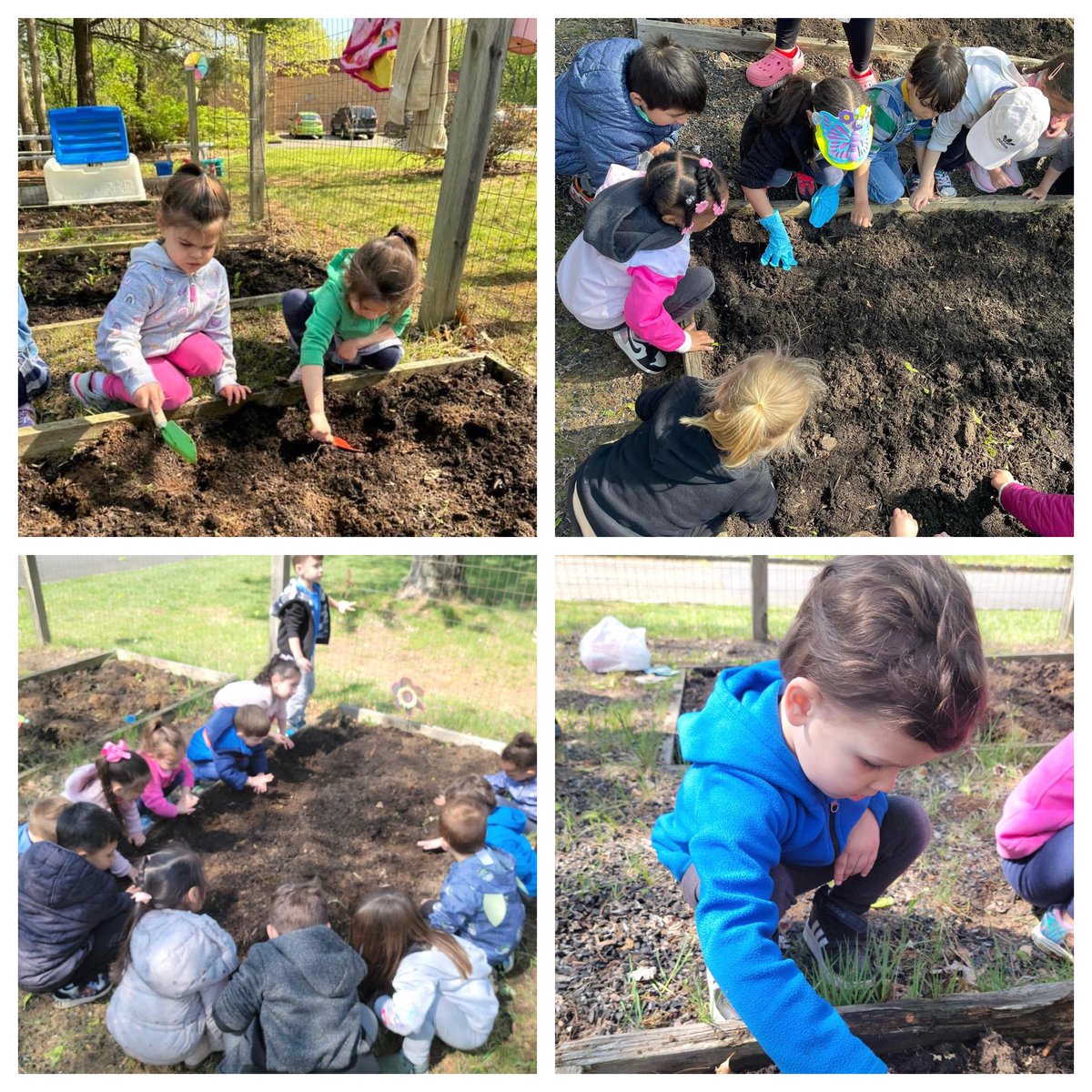 Happy Earth Day! We had so much fun getting our garden ready and planting some vegetables 🥕 We went on a nature walk, read a story outside and got our hands dirty in the garden. We can’t wait to see how our plants grow!