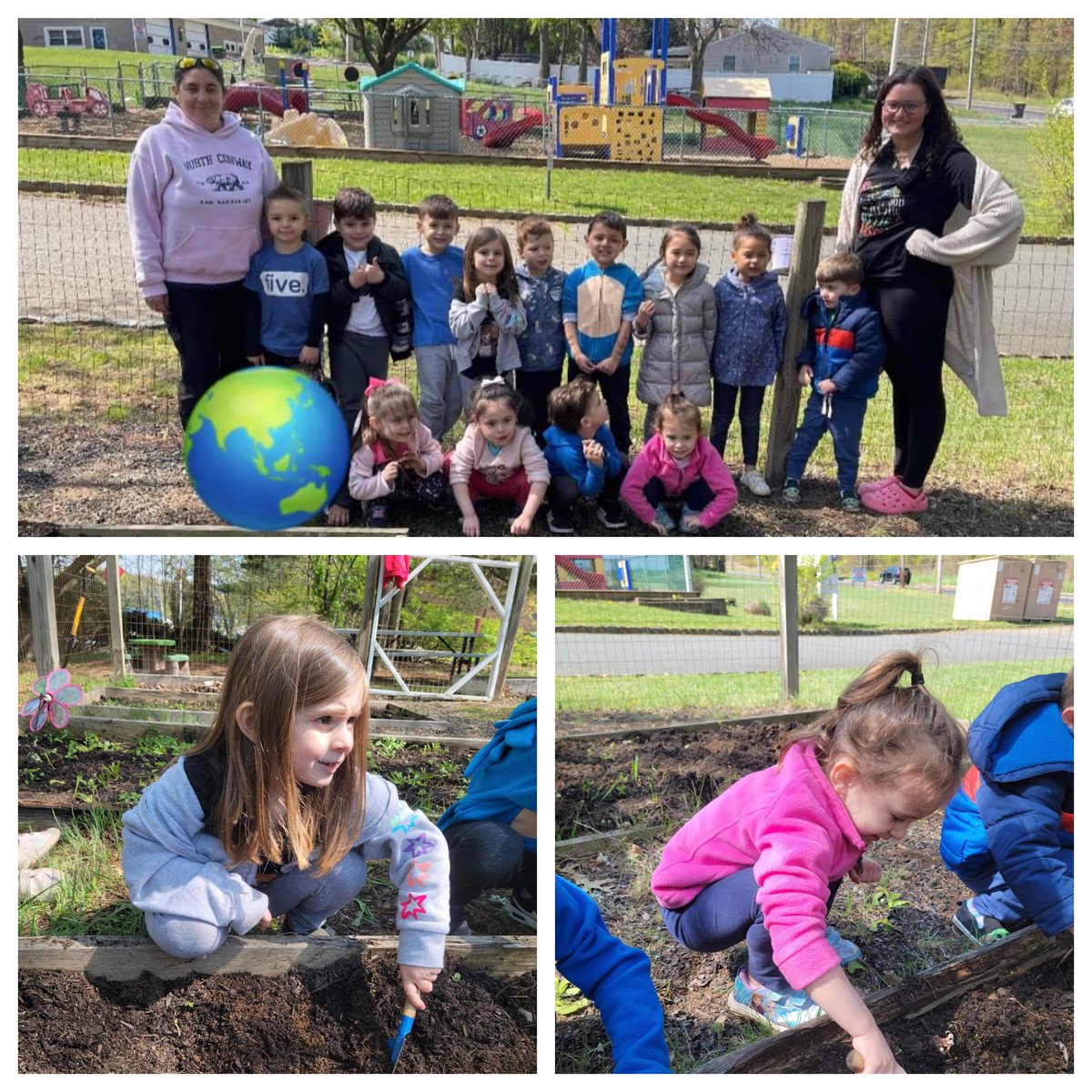 ProjectBeforeGF's tweet image. Happy Earth Day! We had so much fun getting our garden ready and planting some vegetables 🥕 We went on a nature walk, read a story outside and got our hands dirty in the garden. We can’t wait to see how our plants grow!