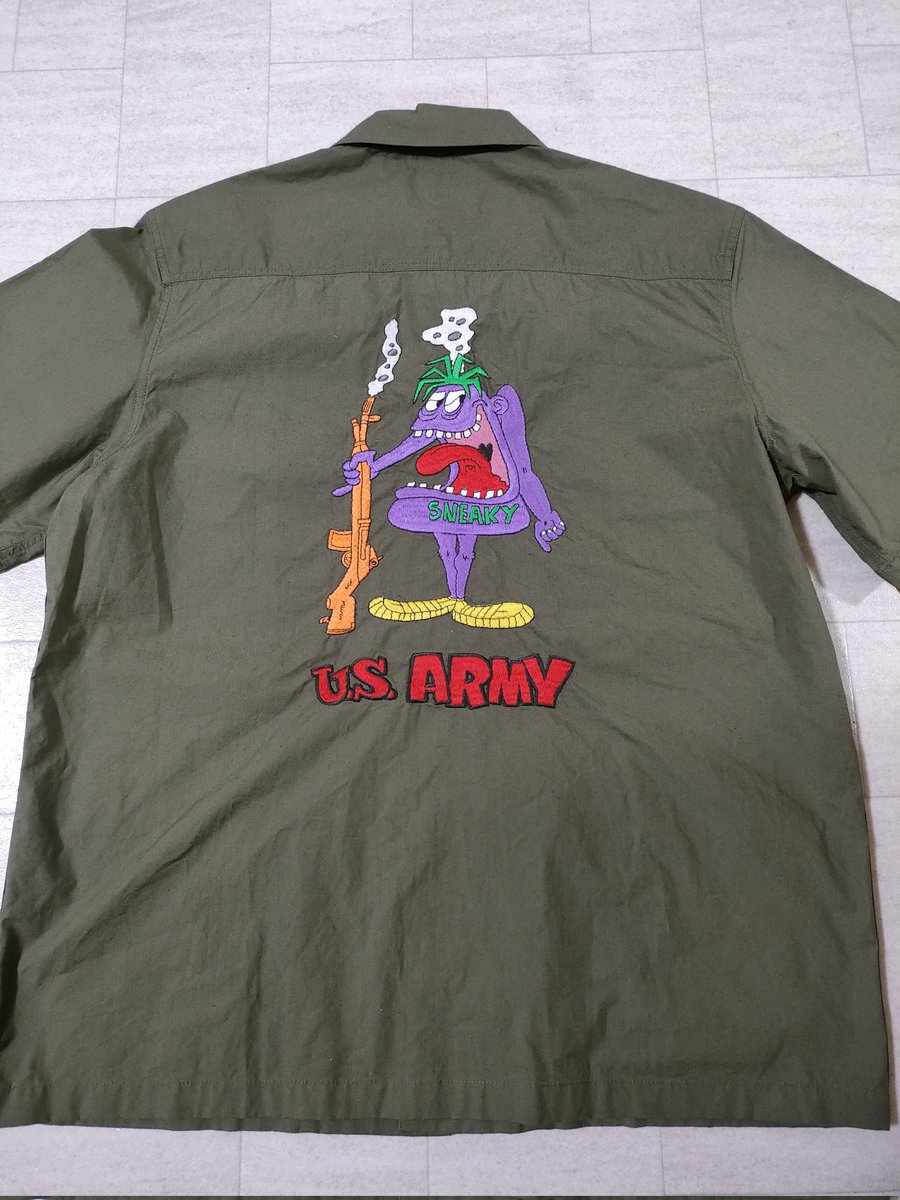 sunshibao2012's tweet photo. #日本製
#BuzzRickson's
#バズリクソンズ
ベトナムシャツUS ARMY https://t.co/kDiZQYG6s0