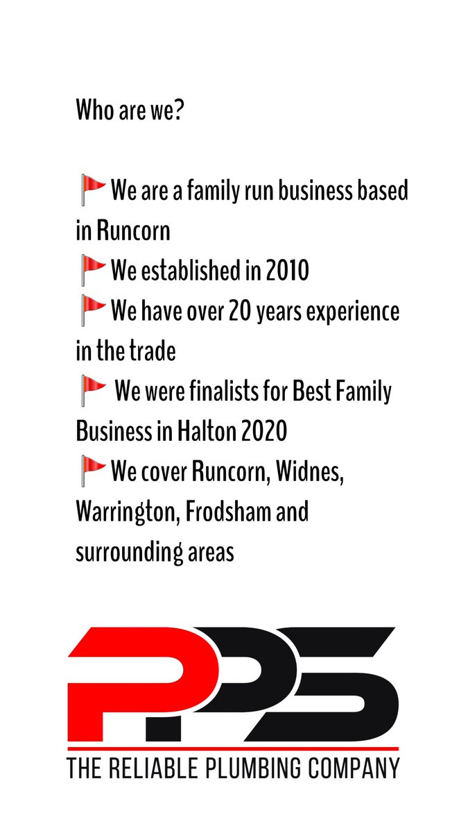 PPSPlumbing's tweet photo. A little about PPS ❤️

#like #comment #share #haltonhour #supportsmallbusiness #familybusiness https://t.co/OiGwcoj8Vi