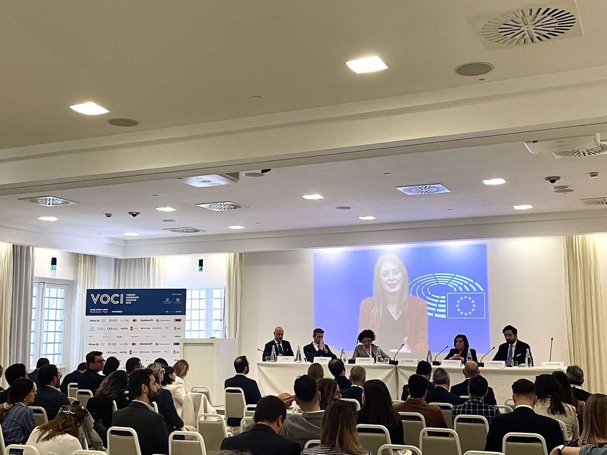 GIConfindustria's tweet photo. Eco di #VOCI2023 | Abbiamo chiuso i lavori con un messaggio di Pina Picierno, Vicepresidente del Parlamento Europeo, che ha riportato il dibattito sulla campagna istituzionale #InsiemePer che promuovere la partecipazione attiva alla democrazia ⬇️ https://t.co/4V6hD4TYgp