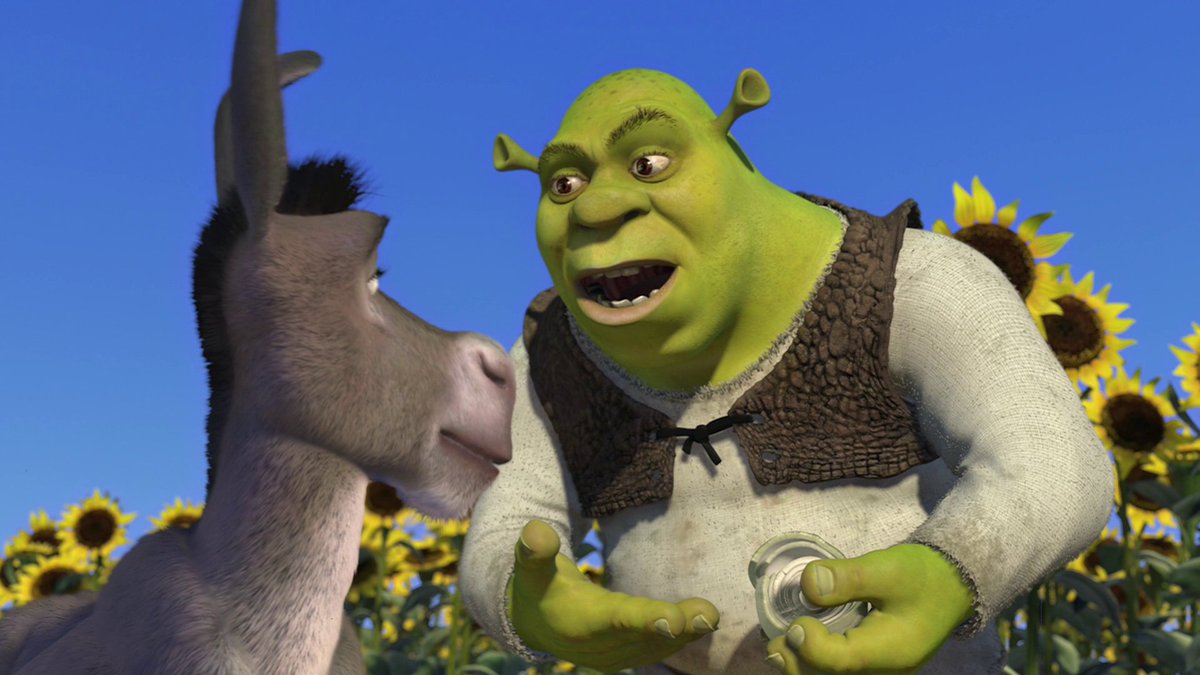 CuartaParedCine's tweet photo. Tal día como hoy, en 2001, se estrenaba Shrek. https://t.co/rc6p0wxoIe