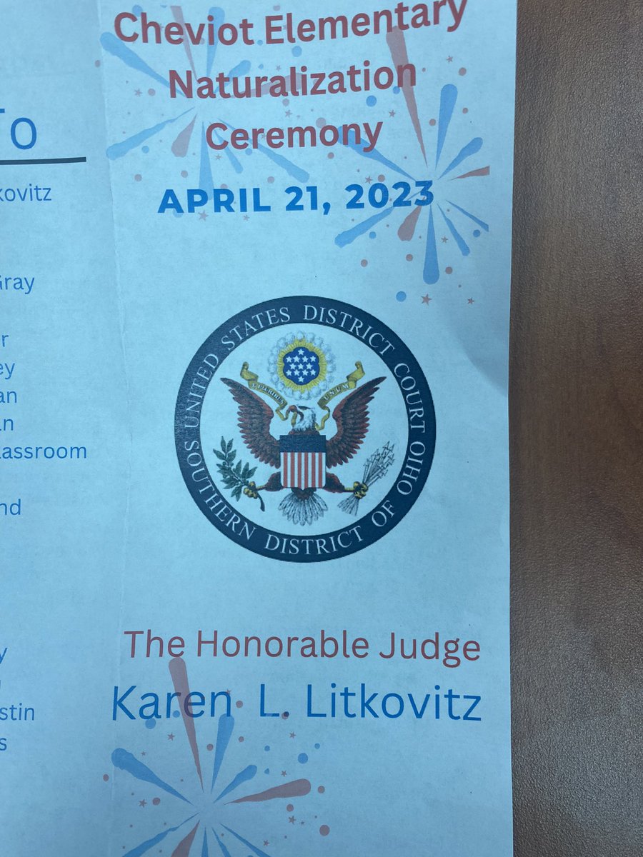 RamFamRules's tweet photo. @crystalmcf Proud Principal on line 1!! Thanks to the visionary Crystal McFarland &amp; THE Cheviot Ram Fam for this historic honor that welcomed new US Citizens to the US! What a way to celebrate Eid for our diverse community of leaders who lead! https://t.co/ieSsACTmkc