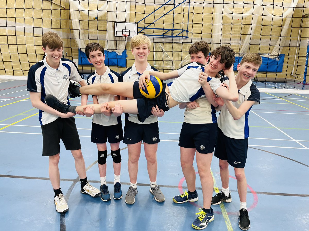 DunottarSport's tweet photo. The volleyball was a lot more successful that the celebration team photo 🤪
Dunottar Warriors U.16’s finish the season unbeaten!
🎉Surrey Junior League Champions🎉 https://t.co/UQSejvGJmc