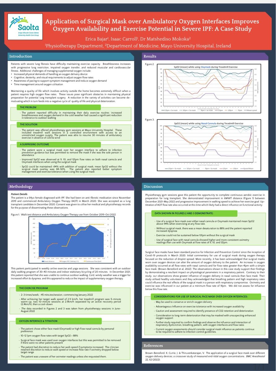 #ACPRC23 such interesting research coming out of Mayo University Hospital on the use of surgical masks on oxygen saturation