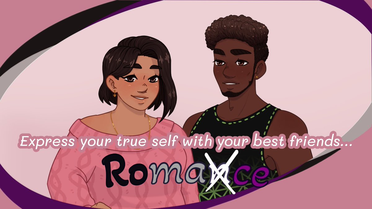 It's great when you find someone that lets you be yourself, someone to support you as you grow into your authentic self 💜 Check out our early demo! #RomaceGame #IndieDev #VisualNovel