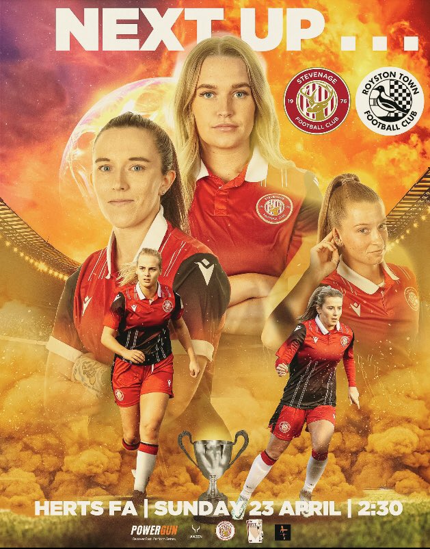 Can’t wait to see this talented group of Women in this seasons Herts County Cup Final. 
<a href="/StevenageFCW/">Stevenage FC Women</a>