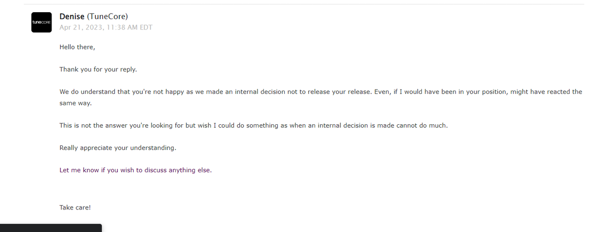 kainturarahul1's tweet photo. So this is how they scammed me. This @TuneCore distributor is a fckin fraudster. I uploaded one of my new tracks through their "Rising Artist" plan, which somehow got rejected without any reason, and even if there were any, they didn't get the courtesy to share it.
#tunecorescam https://t.co/MpFNpFmEZK