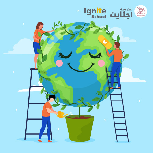 Igniteschooldxb's tweet photo. Happy Earth Day! Our students wore green this week to celebrate their ongoing lessons in sustainability and discussed ways to improve their planet.

#Ignite #school #alwarqa #Dubai #dubaischools #AmericanSchoolDubai #UAE2space #stem #earthday #green #gogreen #sustainability https://t.co/B2KKnfPX10