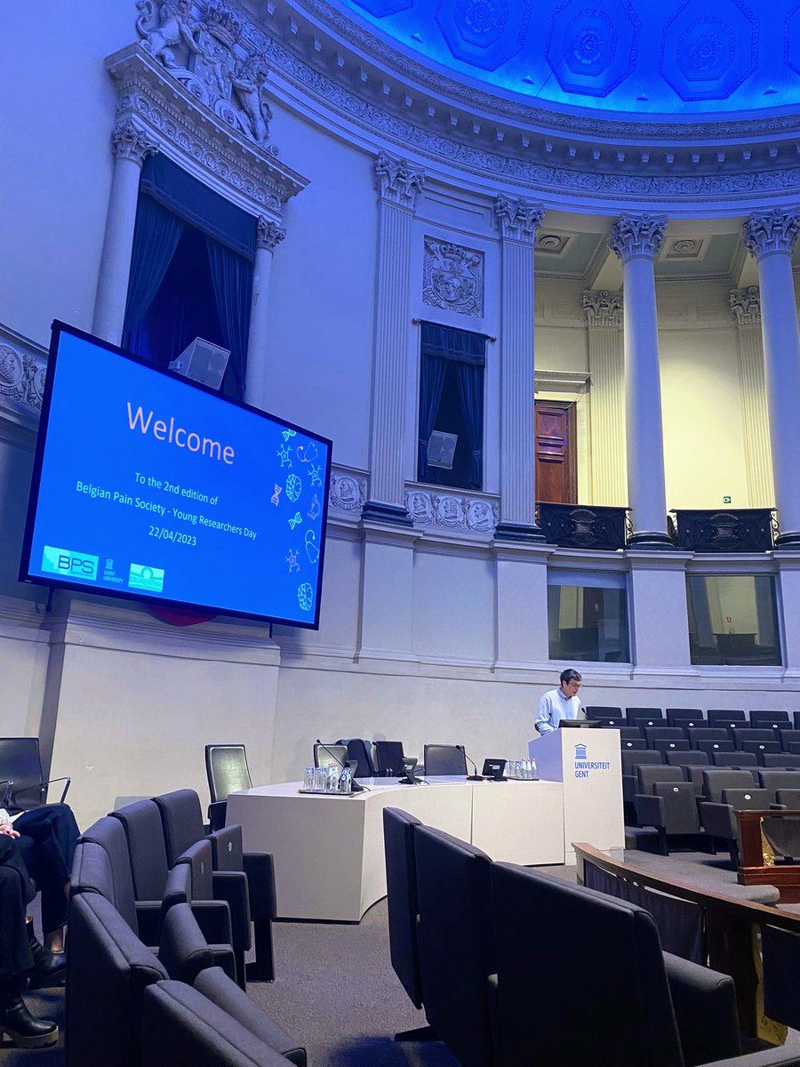 The Young Researchers Day of the Belgian Pain Society kicked off with and introduction by BPS President Andrē Mouraux, a warm welcome by Prof. Jessica Van Oosterwijck who is hosting the event at Ghent University &amp; program overview by Elise Cnockaert from the organising committee.
