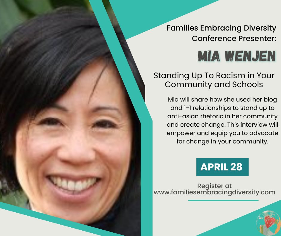 pragmaticmom's tweet photo. Join me this Friday at 10:00 am EST for my session on racism in my community and how to stand up to it. Join Me for the #FamiliesEmbracingDiversityConference ! https://t.co/cTiXtFrGqx via @pragmaticmom #MulticulturalParenting #ParentingConference #Empowerment #Inclusivity https://t.co/rYsOk8Hrse