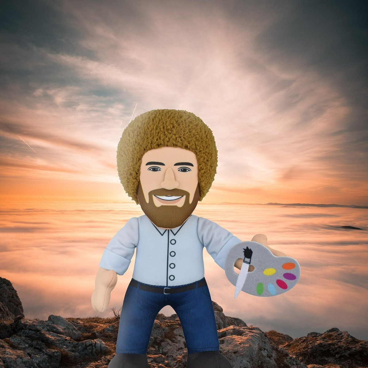 bcreaturetoys's tweet photo. “You can do anything you want. This is your world.” – Bob Ross
@BobRossOfficial#earthday #joyofpainting #bobross #bobrosspainting #bobrossstyle #plush #bleachercreatures https://t.co/6ihTHyky2c