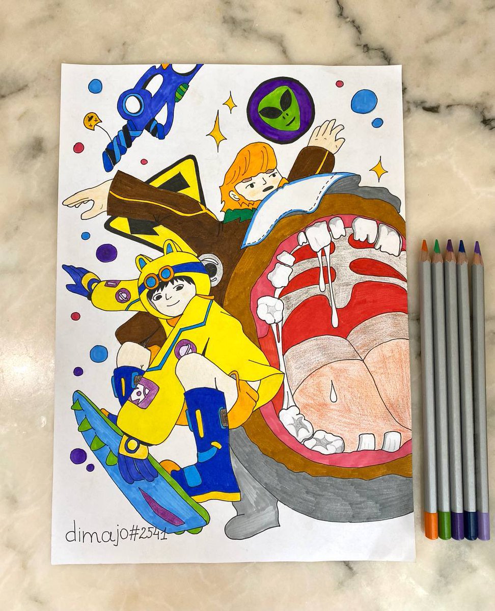dimajo26's tweet photo. Hello friends, I want to show you the work I painted for @Play_Renegades 
➖It actually took me about two days to do it all.
I tried my best so please rate it)
➖Also below I will add some working moments of creating this drawing🥰
#CodenameArtContest https://t.co/bqSpDQjySF