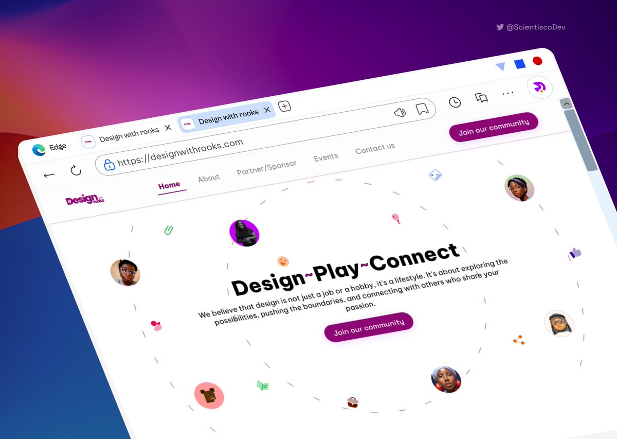 ScientiscoDev's tweet photo. So I did a thing for #DesignWithRooks community @TheRuqayyah ๐
Full presentation: https://t.co/q1KU2D4WUL
Logo design credits:@thehillz1 https://t.co/PbDqsVJWyj