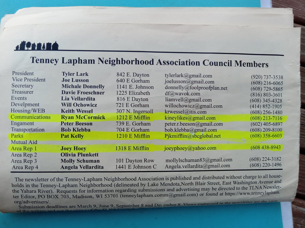 HomeAlliances's tweet photo. VIEW OF EAST MADISON DOWNTOWN
#Tenny #Lapham #Neighborhood #Association #Council #Members
Has *Zoning Restriction Areas* that need challenging. https://t.co/rU90jF0WWB