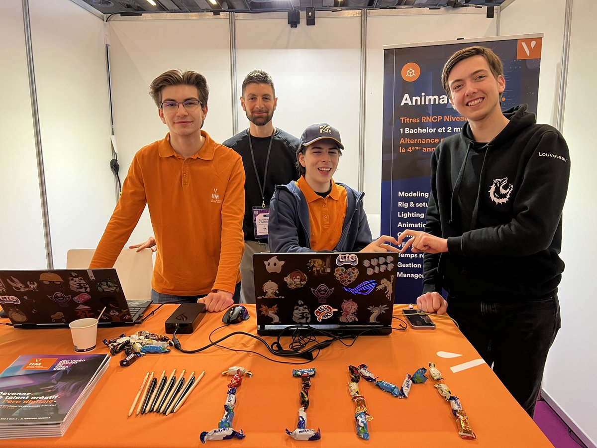 nlidija's tweet photo. Notre école @IIMparis est présente au salon @DigitalGames92 pour vous faire découvrir les formations en #jeuvideo , #animation3 , #creation numérique , #programming ou sinon c’est via ➡️https://t.co/njPKTJ4aKO https://t.co/amUkCVFiOY