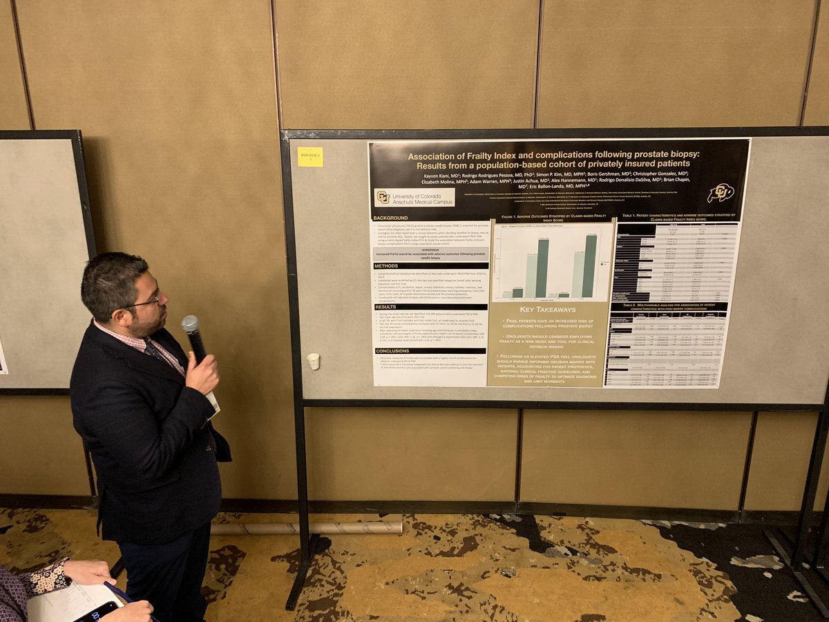 Belated, but wanted to share the work of our residents #AHanneman and #KKiani from #RMUS2023! Great discussions at our regional meeting and looking forward to more learning next week #AUA23 <a href="/CU_Urology/">CU Urology</a> @simon_p_kim