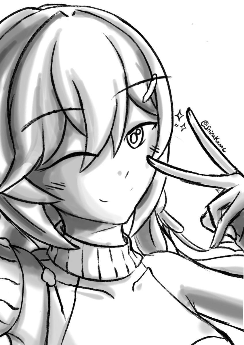 ShiraKanne's tweet photo. Qingque sketch #HonkaiStarRail #StarRail #스타레일 #StarRailCountDown📷📷📷 #Qingque https://t.co/ctJAZyYtpJ