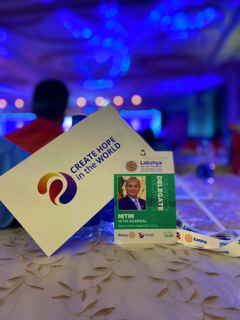 RtnNitin's tweet photo. Lakshya - Aim : Act : Accomplish
Rotary International Zone 4, 5, 6 & 7 Goal Setting Seminar
#Rotary #createhopeintheworld #RotaryIndia #Kolkata #PeopleOfAction #RID3100 #Rotarian #ServiceAboveSelf #BeingRotarian #ILoveRotary #Lakshya #GoalSetting #Training #Seminar https://t.co/D8qTdJPoby