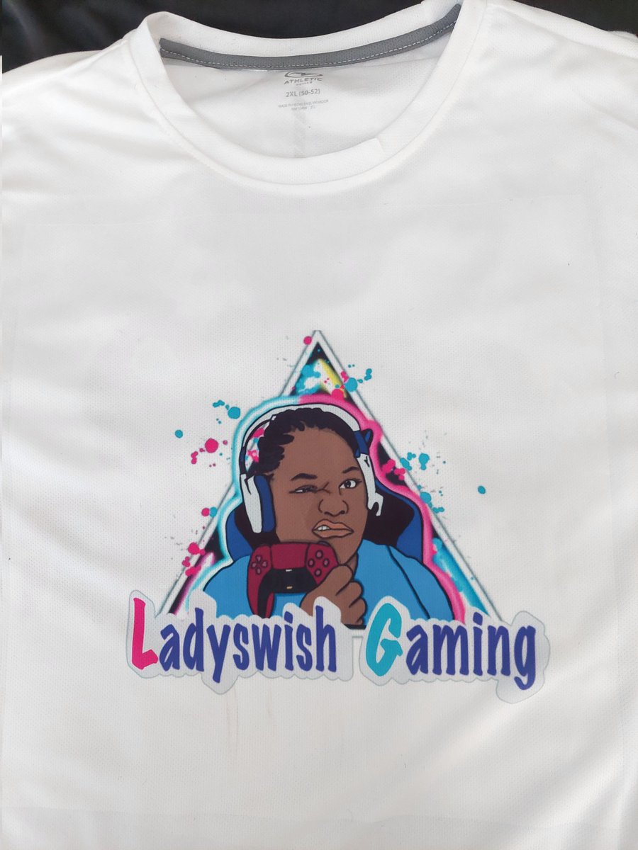sentfrmheaveng1's tweet photo. @LadyswishGaming I hope she likes it! #gamingcommunity #sublimation #custom #imakethings https://t.co/7KNPqYtuF2