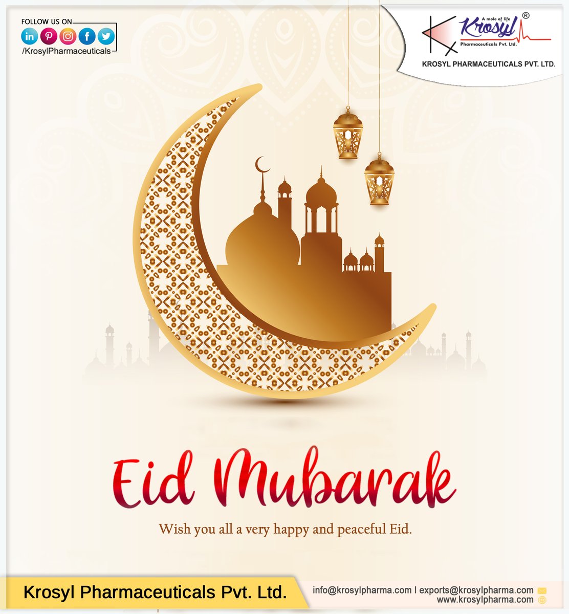 KrosylL's tweet photo. #eid2023
#eidmubarak
#happyeidmubarak

Wishing our all clients, Friends &amp; Families a very Happy Eid.
May all your wishes come true.

#krosylpharmaceuticals #krosyl #festival #2023festival #eid
.
.
.
.
.
.
.
.
https://t.co/DlOvf4Gu8Y https://t.co/rgpRgdZnK2