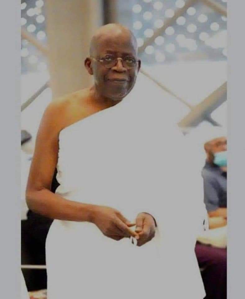 Barka da Sallah to the President-Elect, Commander in Chief of the Armed Forces of the Federal Republic of Nigeria,  Asiwaju Bola Ahmed Tinubu.