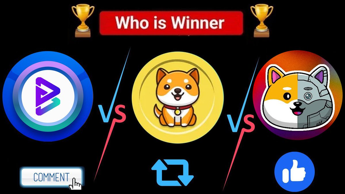 BSCGemsAlert's tweet photo. 👀@ShibtokenAI $SHIBAI Vs #Babydoge Vs #Brise  🥊 

Which team are you rooting for? https://t.co/f1xVhVW8mi