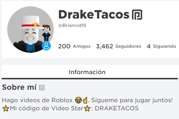 DrakeTacos_YT's tweet photo. Obtuve 2 grandes logros al mismo tiempo, la verdad que todavía no lo puedo creer que tenga la placa del millón en mis manos, y mucho menos ser Video Star en Roblox ❤️ #roblox https://t.co/Lv6cCGZfvg
