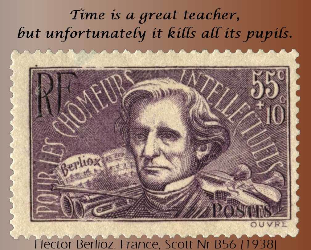 Hector Berlioz. France, Scott Nr B56 (1938)
#ClassicalMusic #Berlioz #Philately