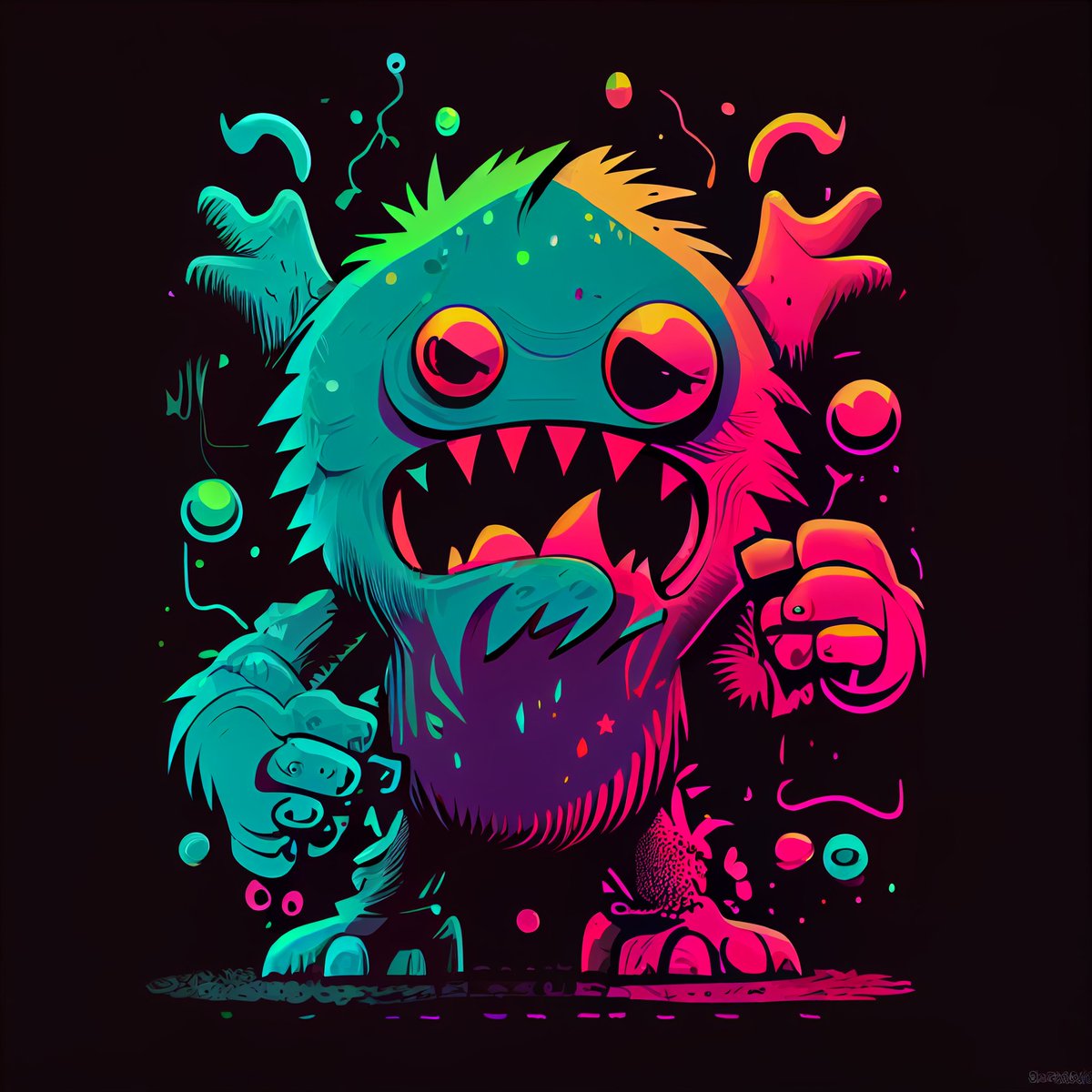 LimedesignIT's tweet photo. Check out my item listing on OpenSea! https://t.co/GVgz87HMwq @opensea #CuteCartoonMonster #Retro50s #ScreenPrint #VectorArt #GeoLawStyle #NeonColors #VintageAesthetic #ImpressiveDesign #CreativeExpression #CollectibleArt #nftart #NFTcollections #NFTartwork #NFTs #NFTCommunity https://t.co/4E0ttkSDhd