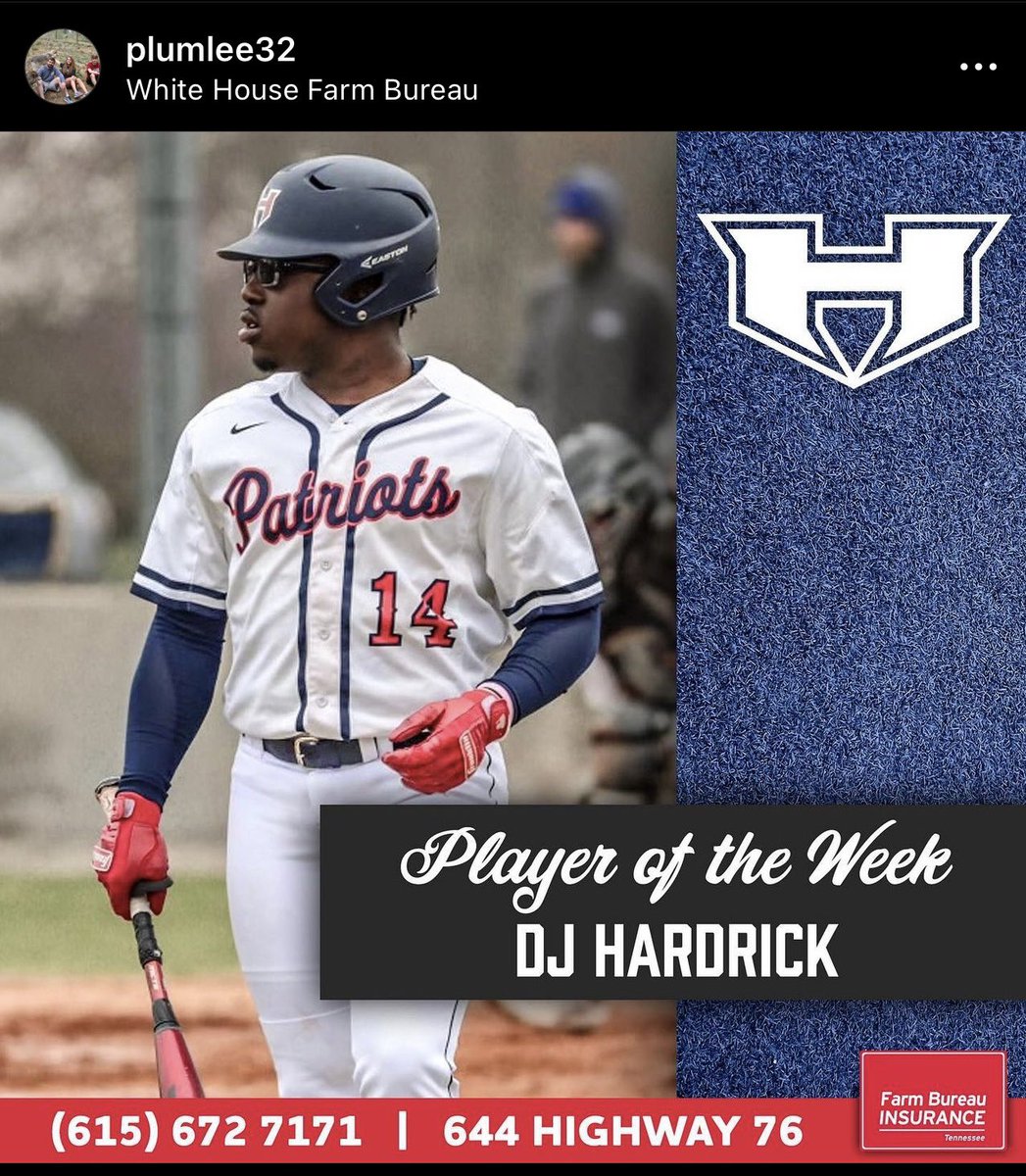 whhbaseball's tweet photo. Congratulations Kid!  @DjHardrick14 https://t.co/kHuLgYQRxE