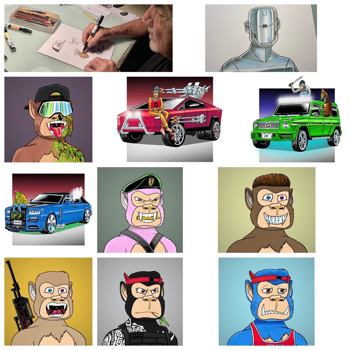 MiniGunBilly's tweet image. ...if the current space is full of greed and scam ▶️ keep it simple and focus on quality!

Hand-Drawn Art ❤️🦍

@JungleFreaksNFT 

#nft #NFTs #NFTCommunity #NFTGiveaways #nftcollectors #NFTdrop #nftarti̇sts #nftart #NFTartwork #art