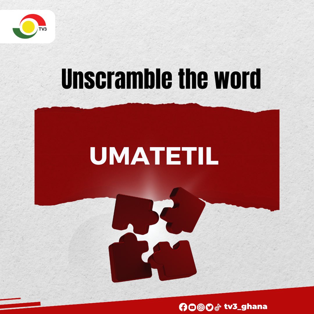 tv3_ghana's tweet photo. Work this out 😃

#TV3GH https://t.co/ED4qTLzf9k