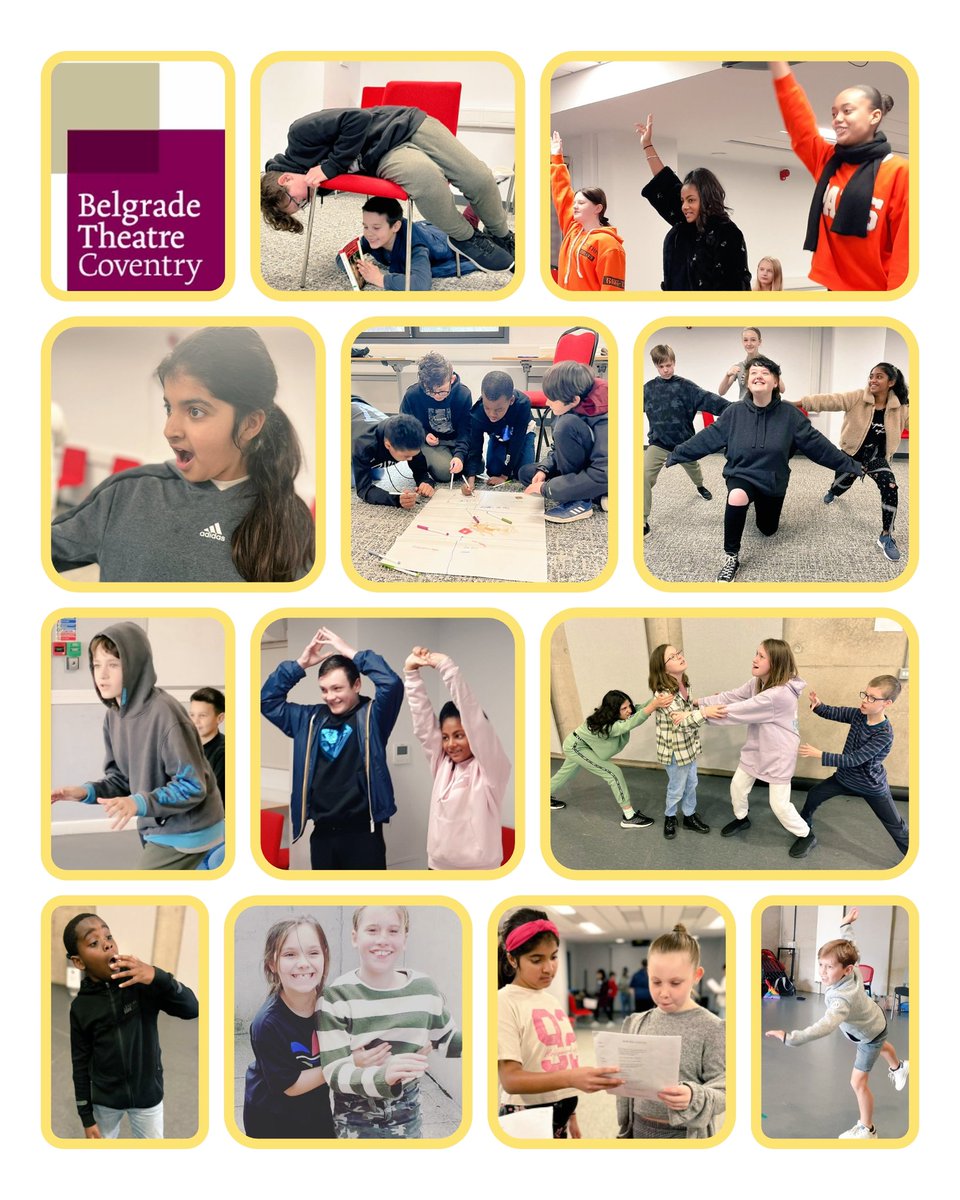 BelgradeHubs's tweet photo. Youth Acting Classes are a great way for young people to develop performance skills, build confidence, make friends and have lots of fun! 🎭

We are committed to making classes inclusive and accessible for everyone. 

#YouthActing #Drama #Coventry 

communityadmin@belgrade.co.uk https://t.co/VGce5UJeHj