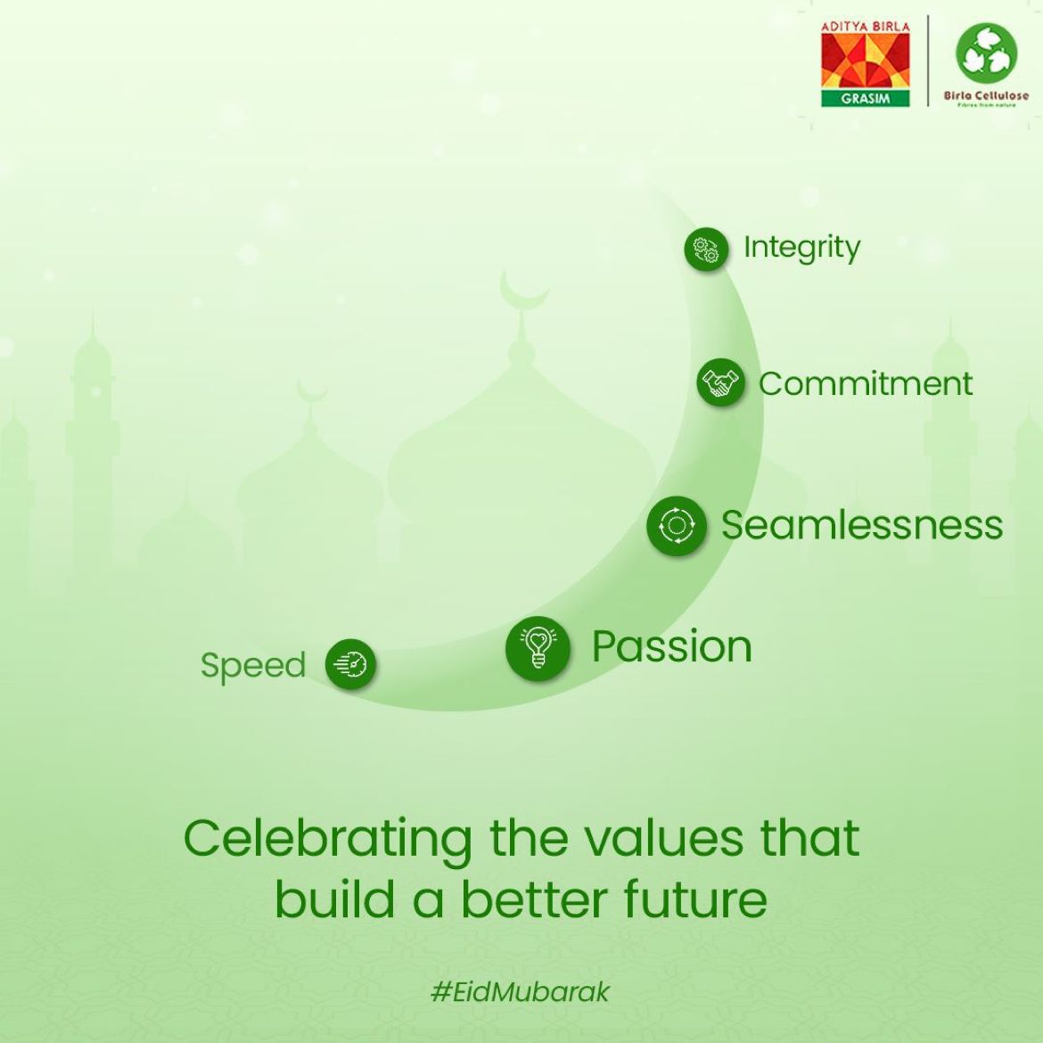 GrasimInd's tweet photo. This Eid , let the spirit of positivity, happiness and prosperity shine on you!
#EidMubarak #PulpAndFibre #chemicals #paints #insulators #ecommerce #EidMubarak #EidAlFitr #Grasim #AdityaBirlaGroup https://t.co/gcWNZdjUFX