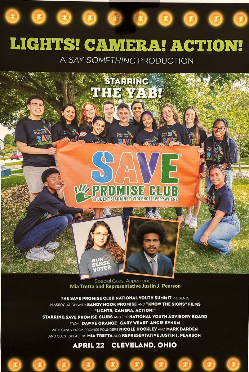 Wishing our Spartan family who traveled up to Cleveland all the best as they get to set the #LightsCameraAction flow at the @sandyhook #SAVEPromiseClub National Youth Summit!! Congrats to our amazing Alisa Jones!!! 🔴⚫️🔴⚫️🔴⚫️