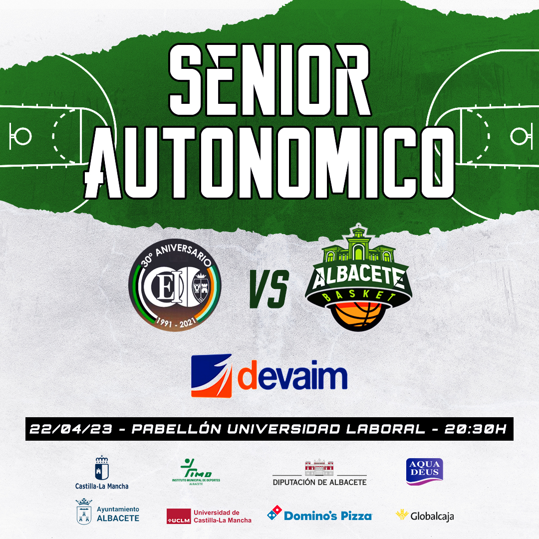 AlbaceteBasket's tweet photo. 🏀 Día de doble partido. Nuestros chicos del @DevaimC se enfrentan a @CEIToledo. ¡Vamos! 🔥

#albacete #albacetebasket #devaim #devaimconsultores #baloncesto #basketball #greenlove #ruidoparqueruido https://t.co/Jh62L6JZ7i